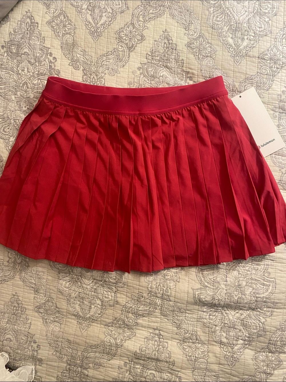 lululemon athletic Pleated deep pink Mini Skort
